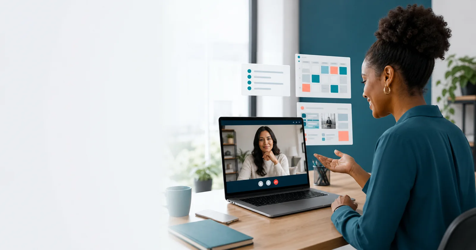 Kampagnenmotiv für virtuelle Assistenz und digitale Aufgabenübergabe